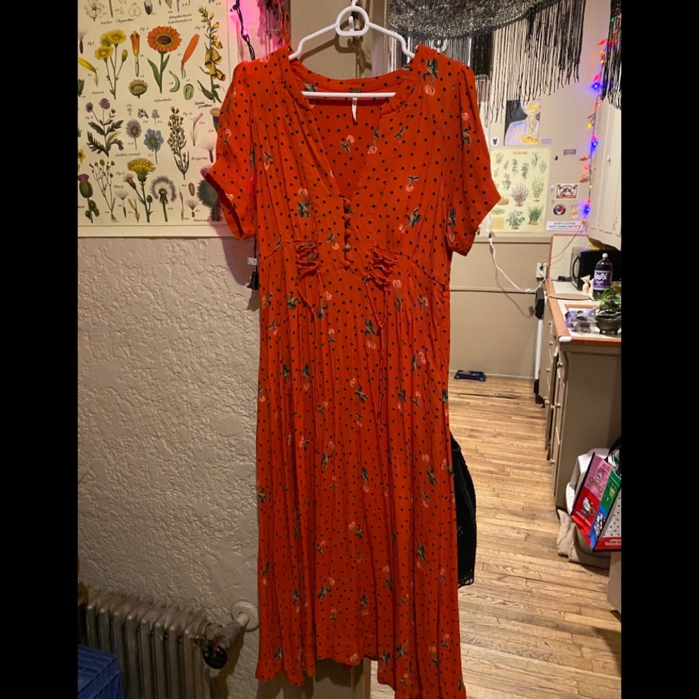 Cherry bomb maxi dress 🥀